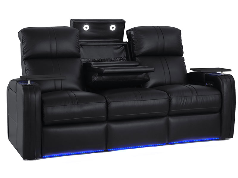 flash home theater sofa with console