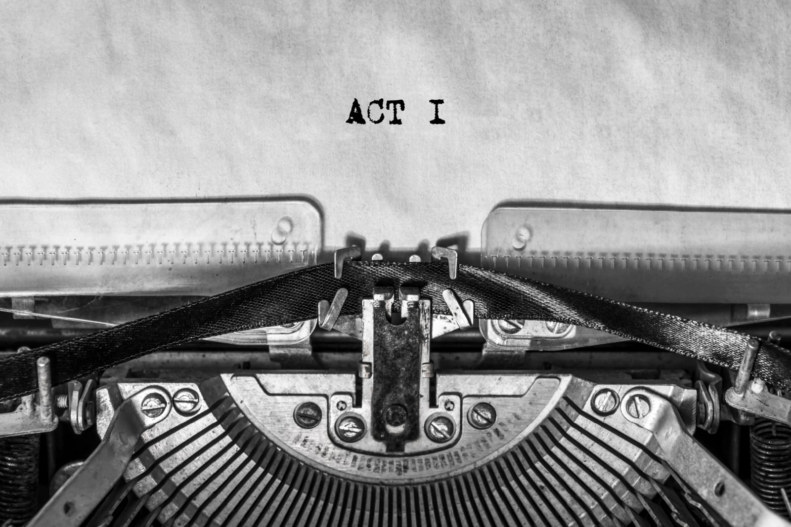 writing for theater typing