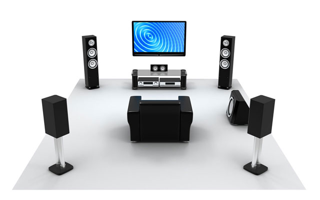 surround sound with tv and recliner