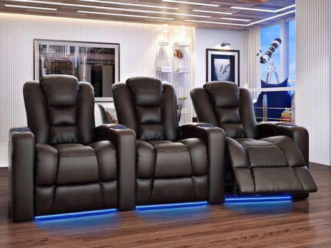 octane mega home theater loungers