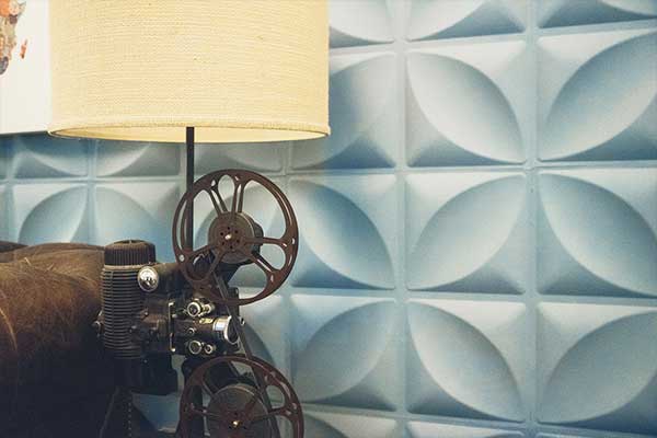 table lamp for media room and home theater
