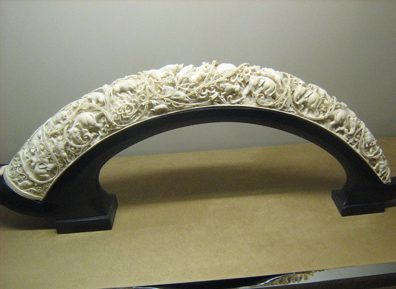 decorated ivory