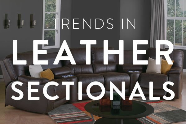trends in leather sectionals