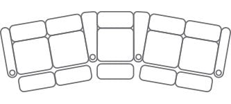 row 5 dual loveseats curved