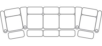 row 5 center sofa curved