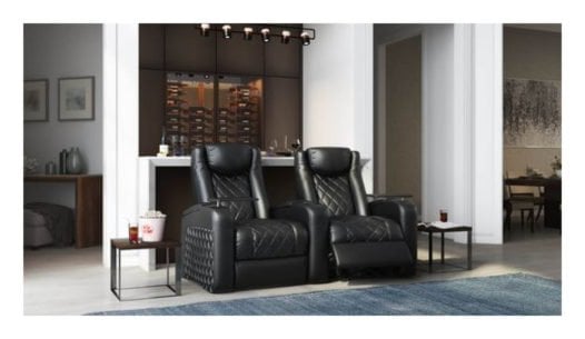 leather recliners - azure lhr series by octane seating