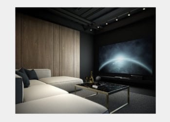 modern-basement-movie-room-big home theater room