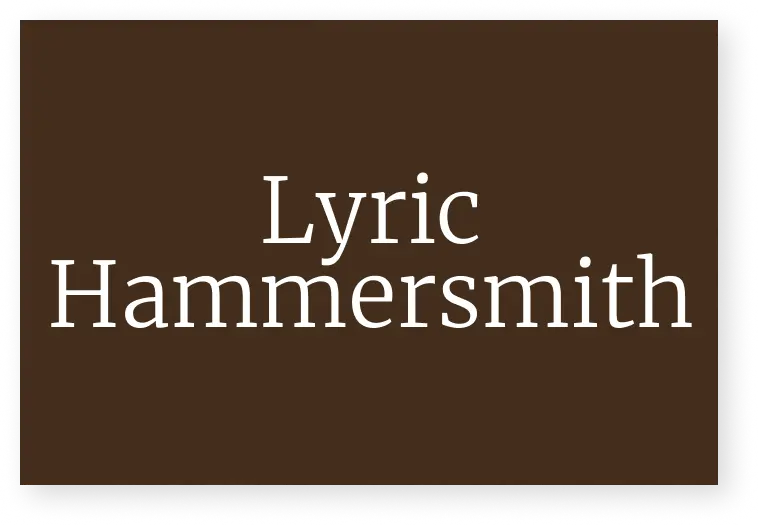 Lyric Hammersmith - img new