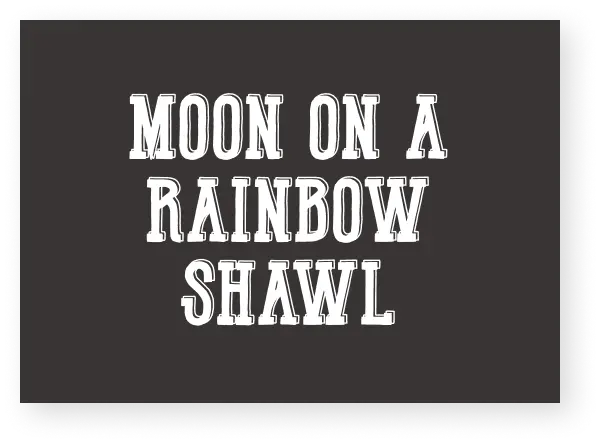 Moon on a Rainbow Shawl - img new