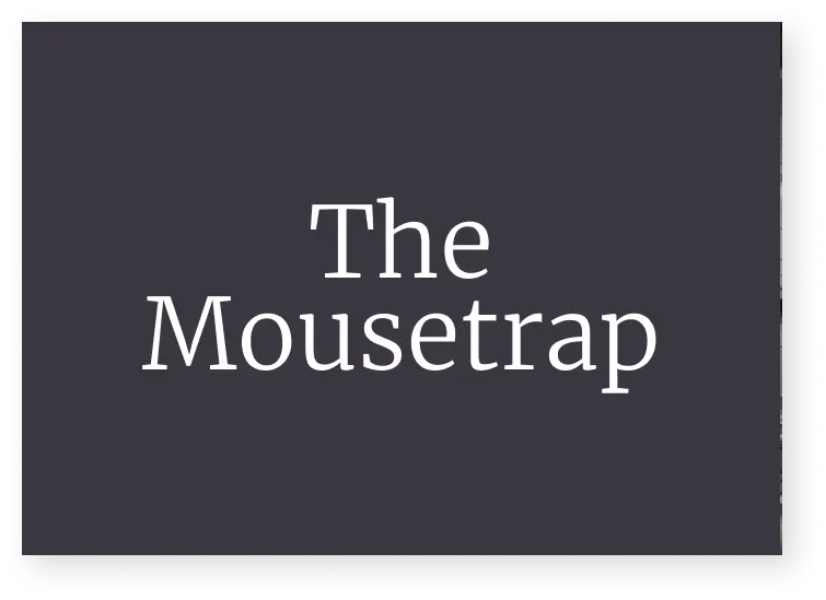The Mousetrap - img new