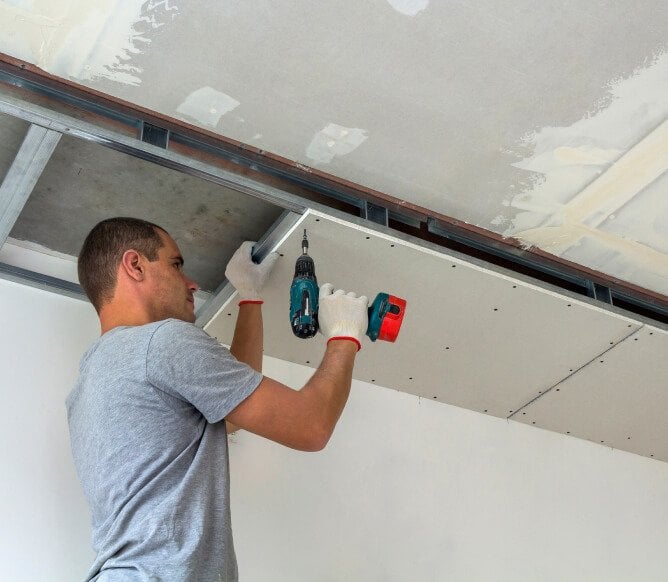 install your ceiling