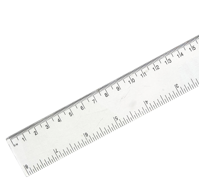 straight-ruler-isolated-white Image