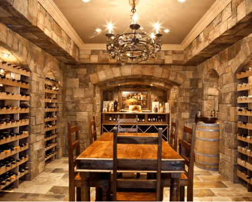 luxury basement cellar