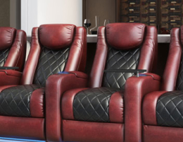 octane seating reclining leather theater seats