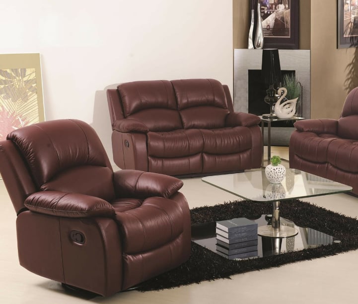Top Grain Vs Full Leather, Full Grain Leather Reclining Sofa Set