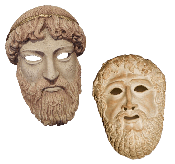 ancient greek theater masks