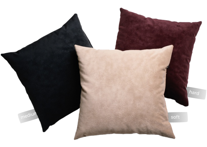 various throw pillows