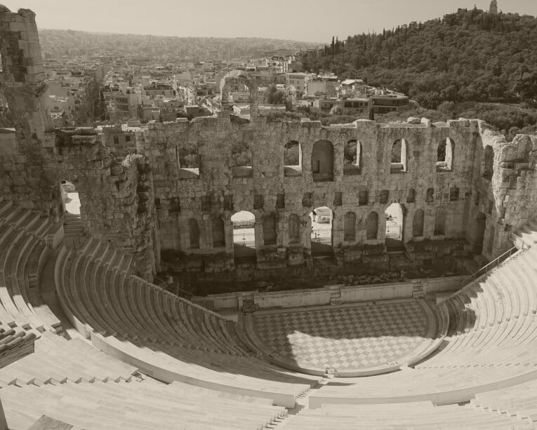 ancient theater stage