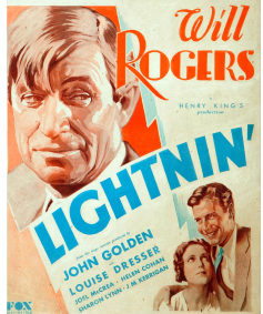 will rogers lightnin' poster