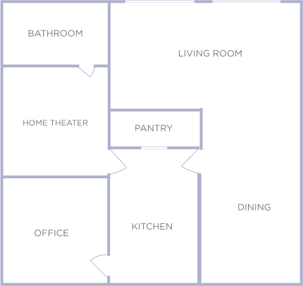 blueprint of room