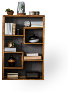 boxed bookshelf