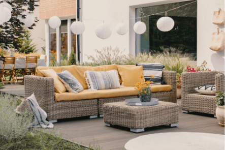 outdoor sofa set