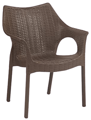 plastic woven outdoor chair