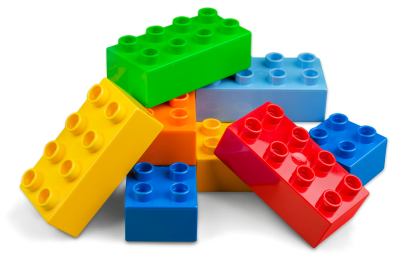 colorful brick toys