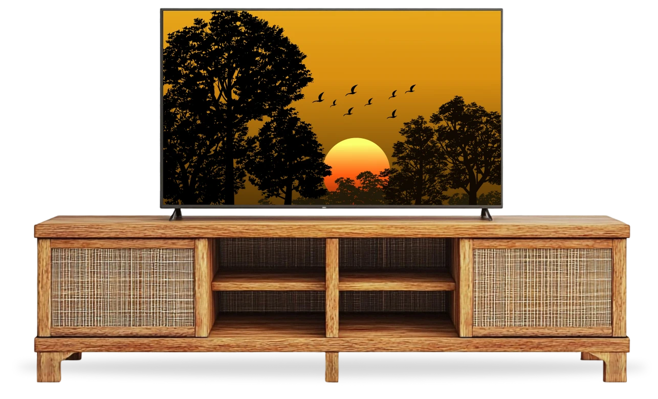 Modern TV speakers to create surround sound Image_