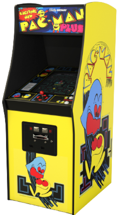 old pac man arcade machine