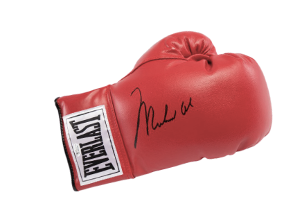 signed boxing glove