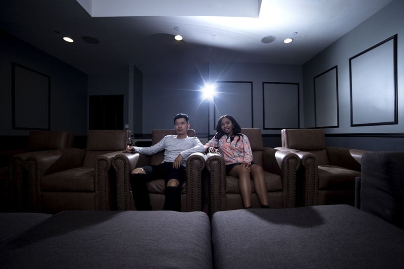 couple watching show