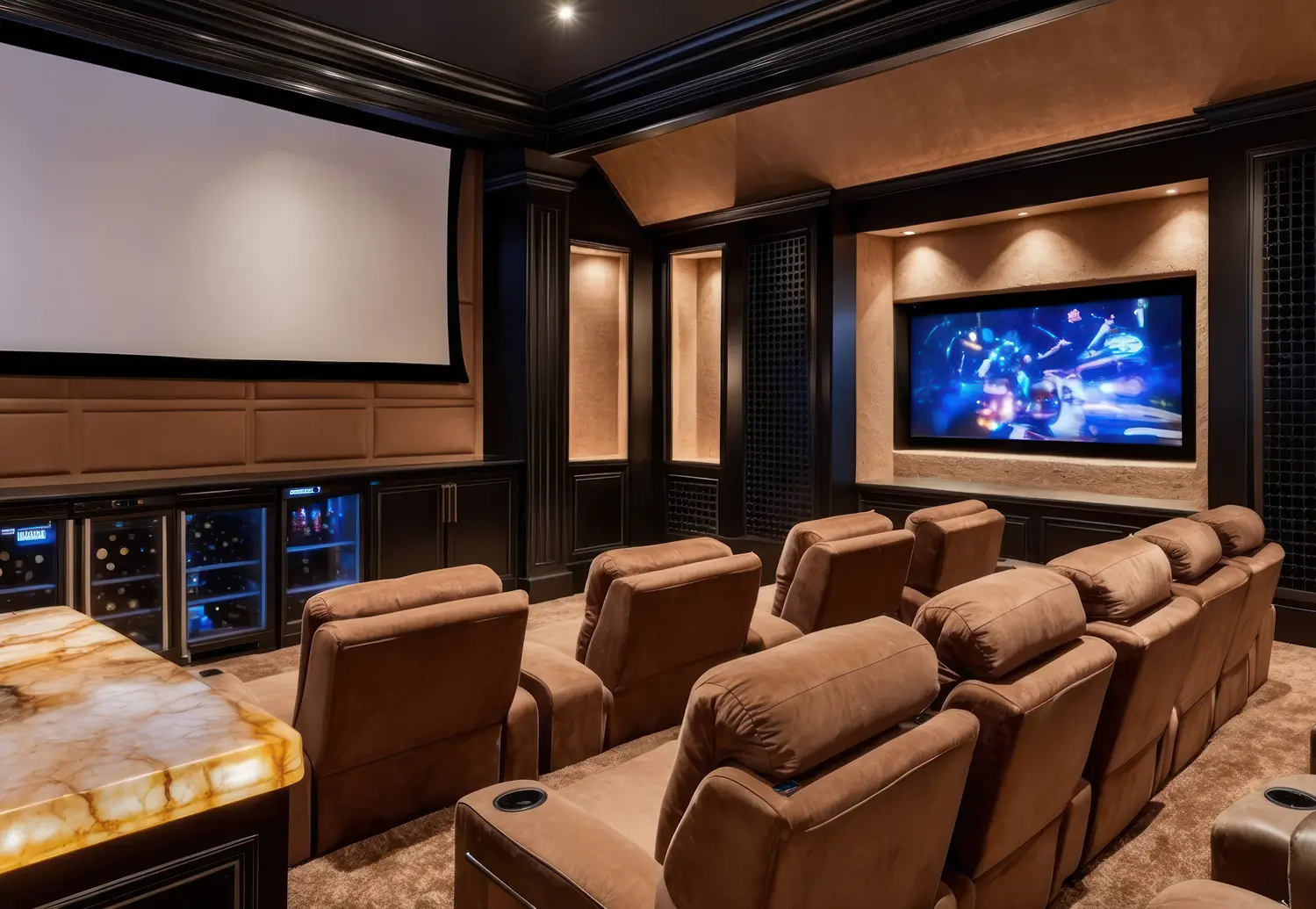 home theater double door-1 - img new