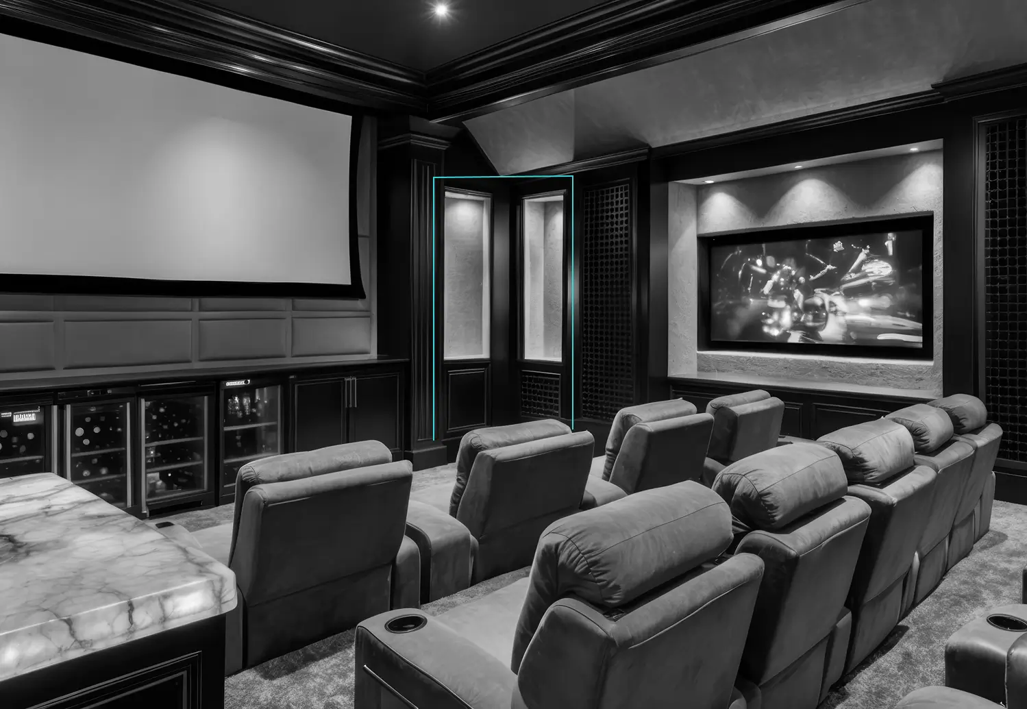 home theater double door-2 - img new