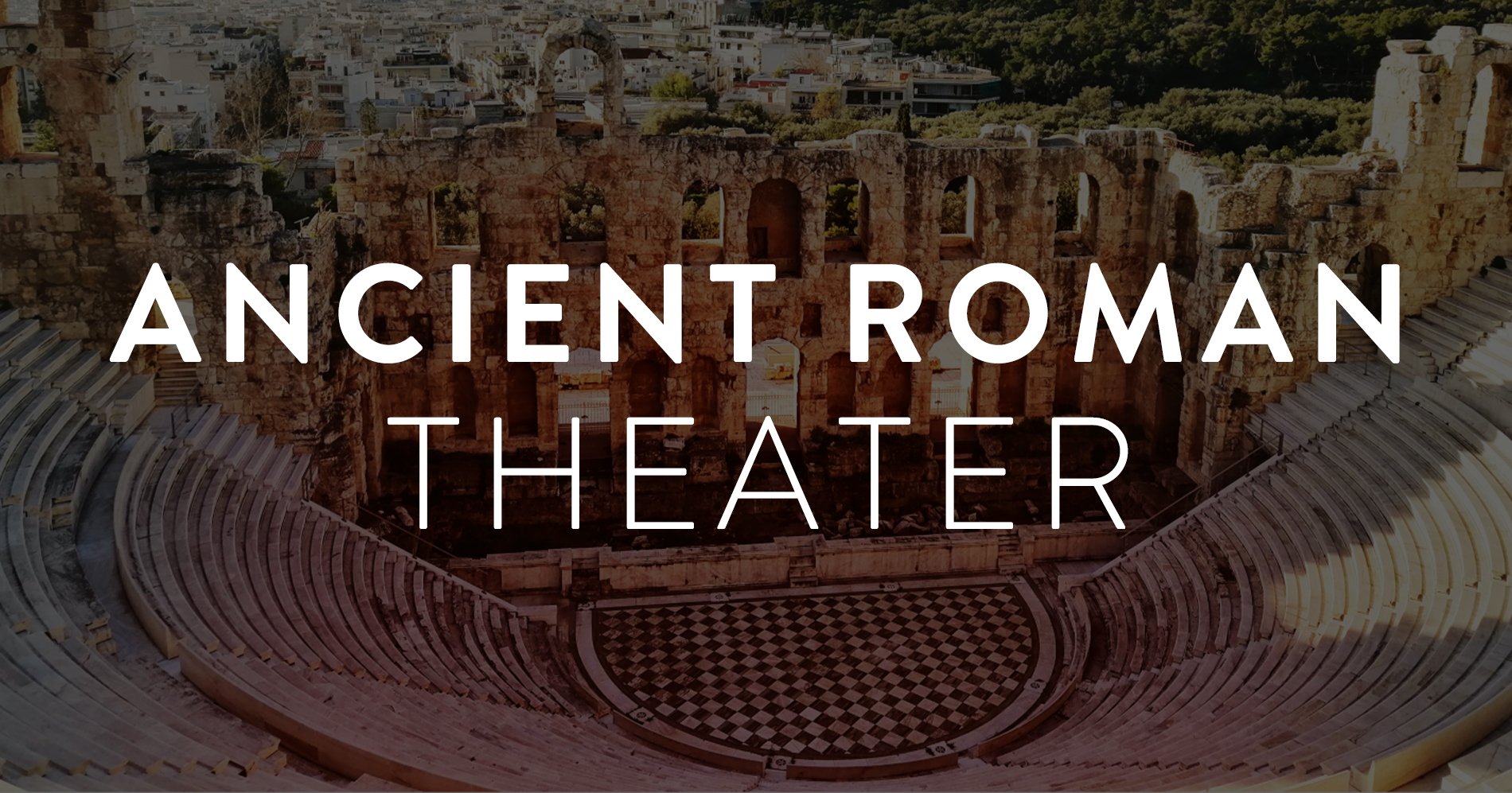difference between greek and roman theatre