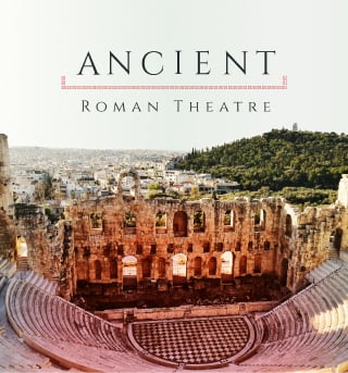 ancient roman theater banner