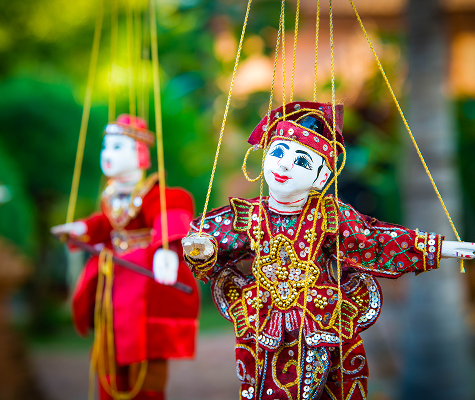 Musician And Puppeteer Image