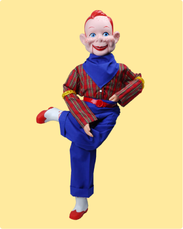 blue puppet