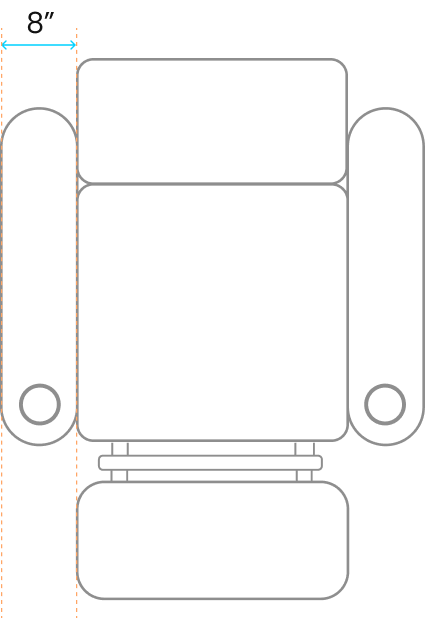 layout of chair