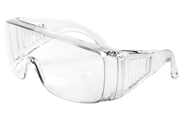 clear safety glasses