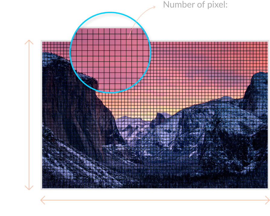 close up pixelated image of computer background