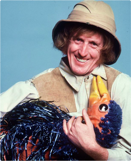 Rod Hull with puppet