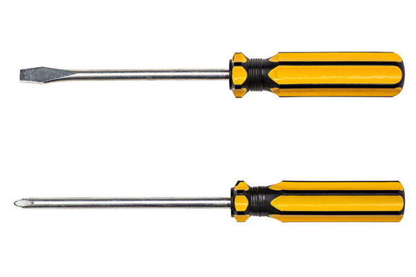 two yellow screwdrivers