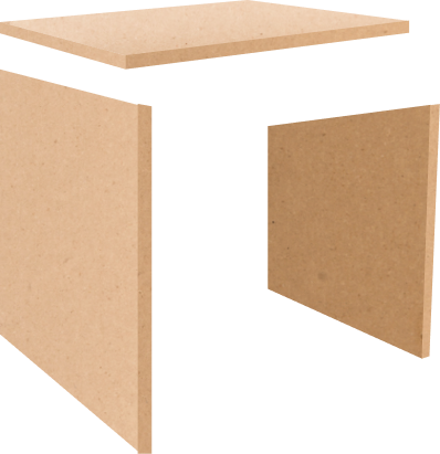 wooden speaker pieces