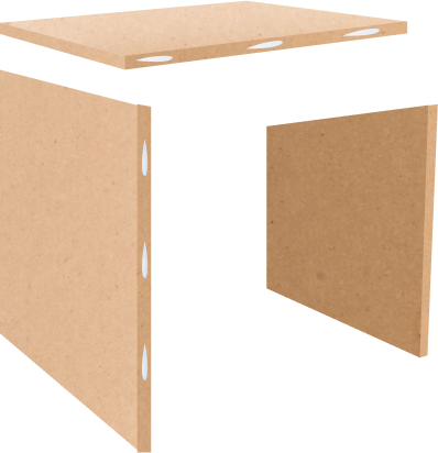 wooden speaker pieces