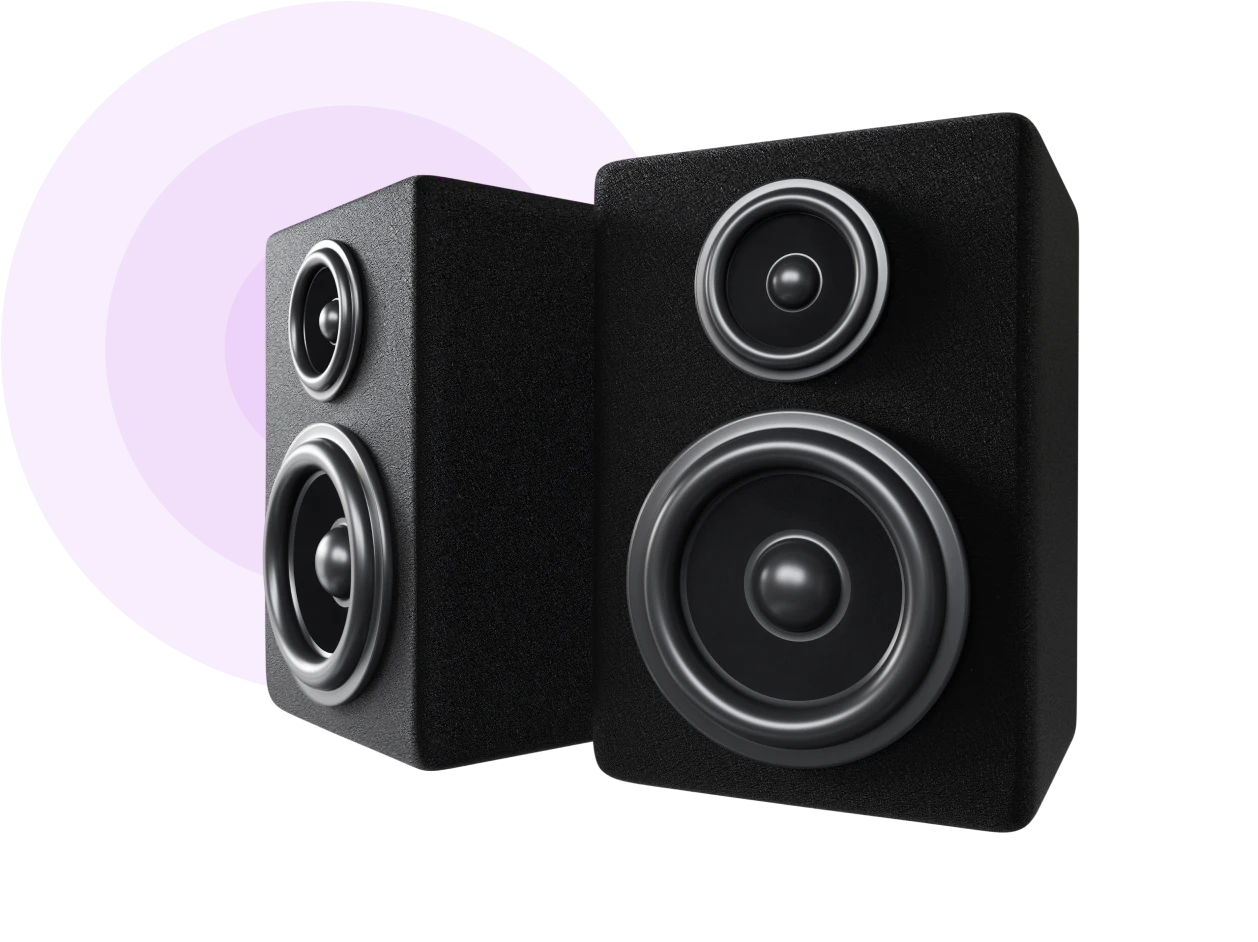 fully wired speaker system Image_