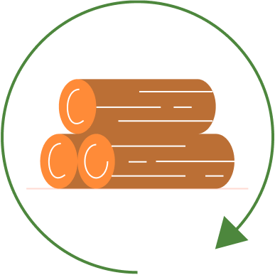wood logs icon