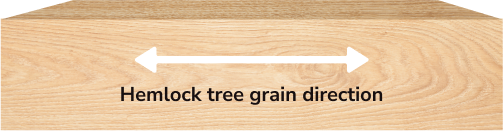 hemlock tree grain