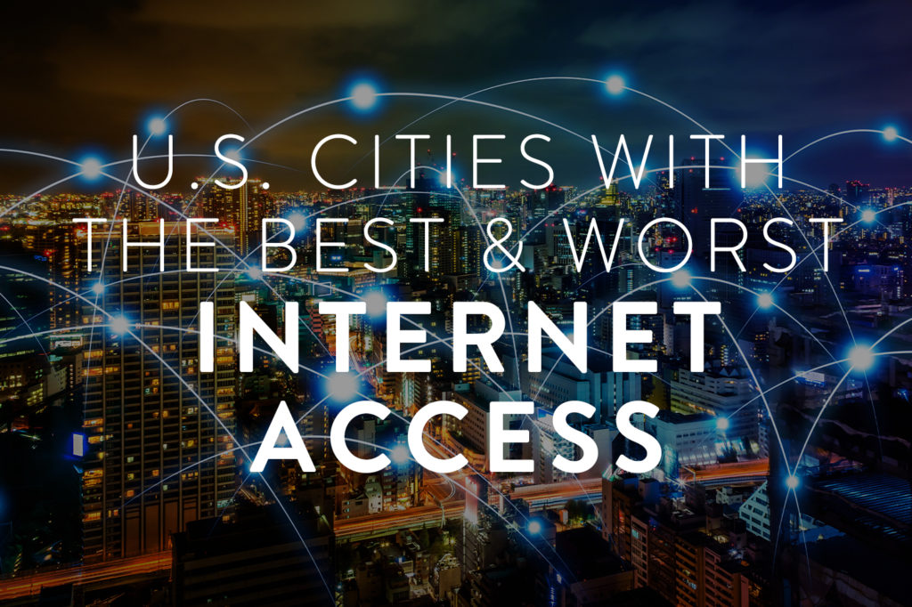 U.S. Cities with the best and Worst Internet Access