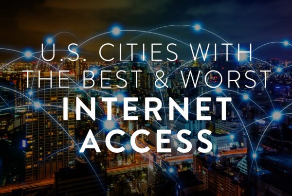 U.S. Cities with the best and Worst Internet Access